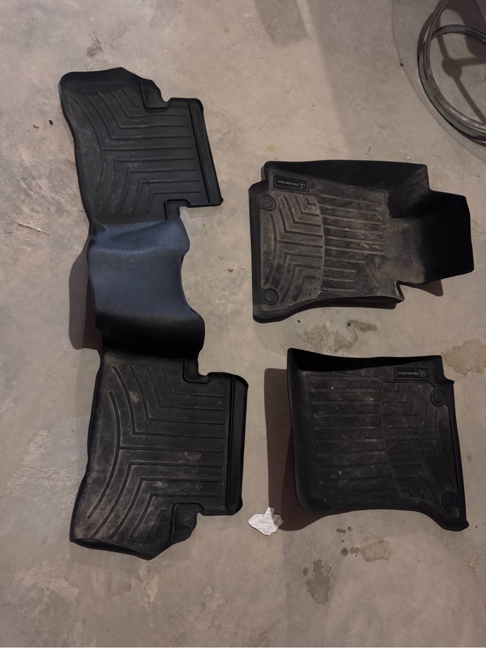 Mercedes-Benz C300 OEM All-Weather Rubber Floor Mats – 3 Piece Set